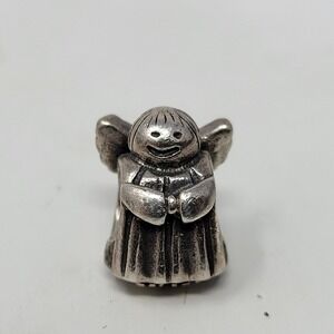 Pandora 790337 Retired Angel Charm Sterling Silver 925 ALE Smiling Angel Bead‎